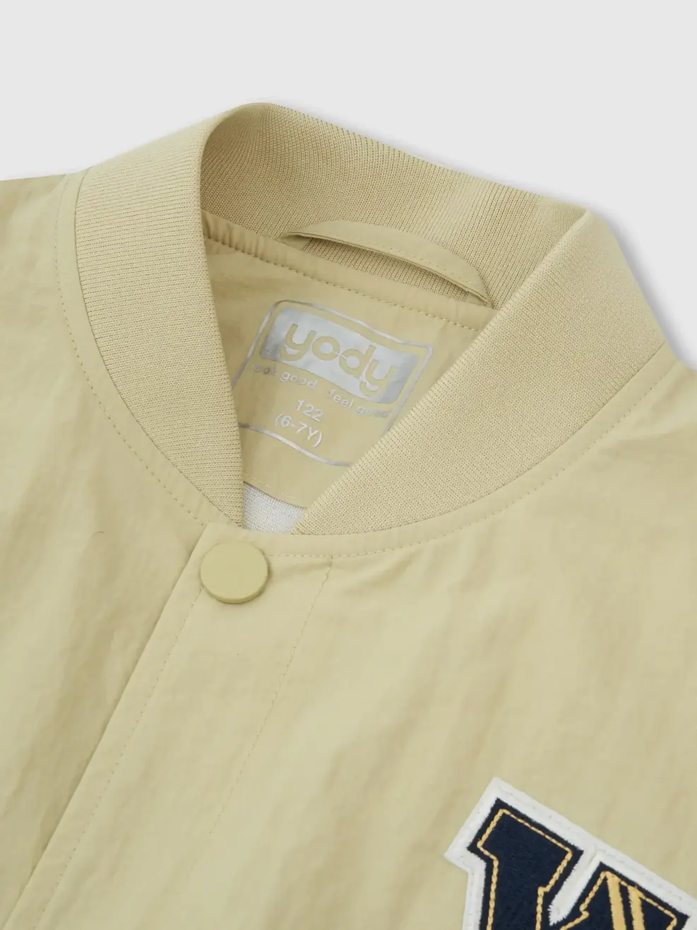 Áo Khoác Kids Bomber Đính Sticker - Vàng 067 - 110