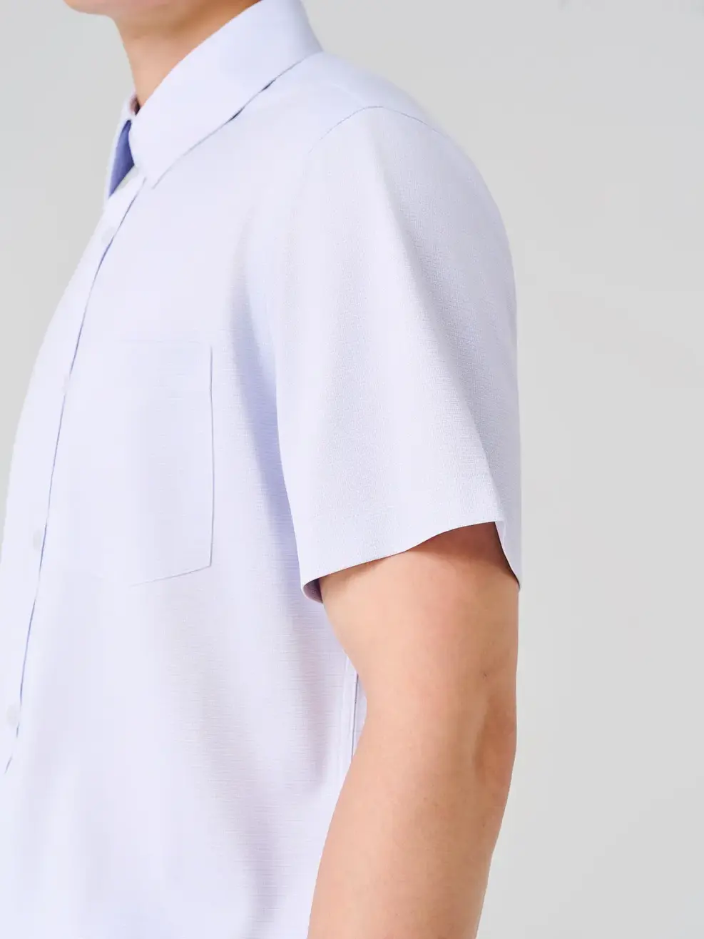Áo Sơ-mi Ngắn Tay họa tiết chìm - Hoạ Tiết Xám 149 - M