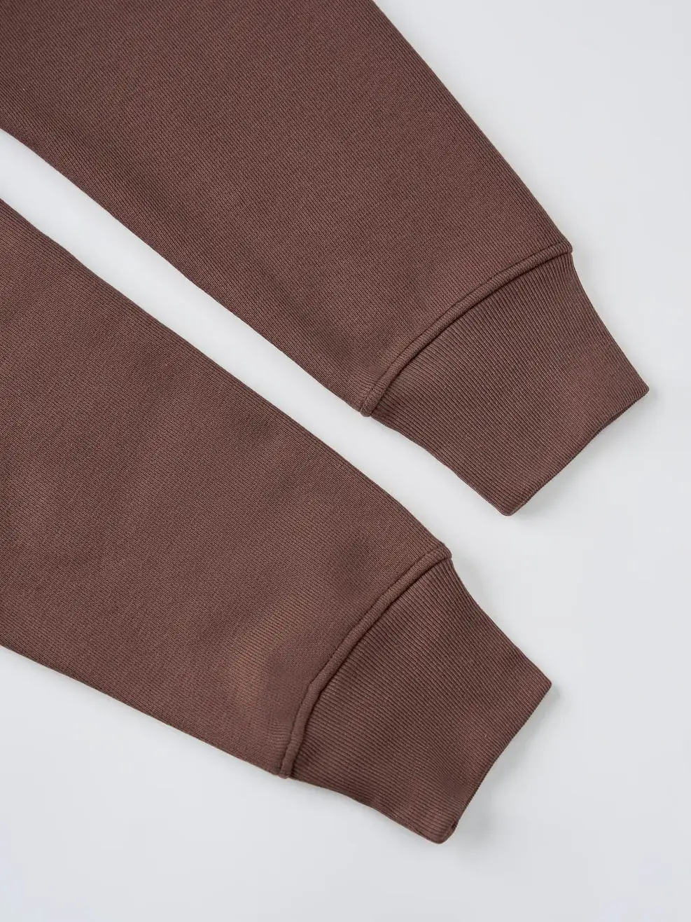 Áo Nỉ Oversize Lửng Thêu Thân Trước - NÂU 093 - S