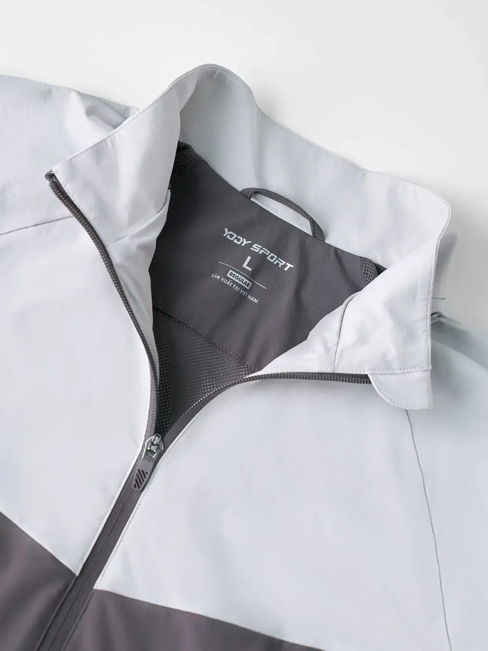 Áo Khoác Gió Thể Thao MixBlock Jacket - Xám 035 - M