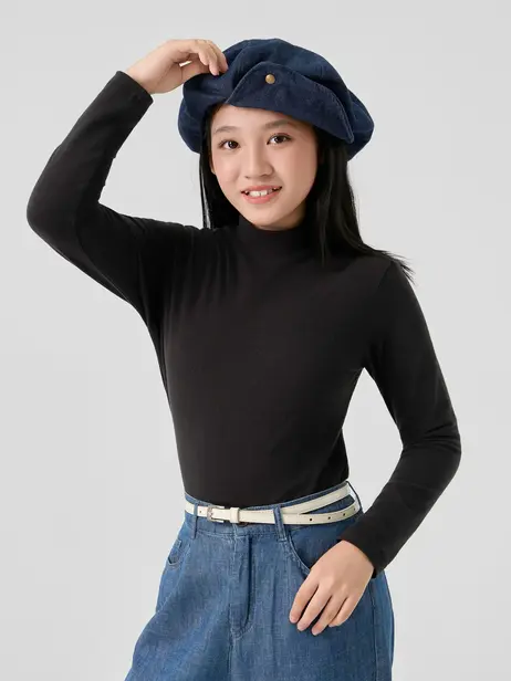 Áo Body Giữ Nhiệt Trẻ Em Cổ Cao Cơ Bản