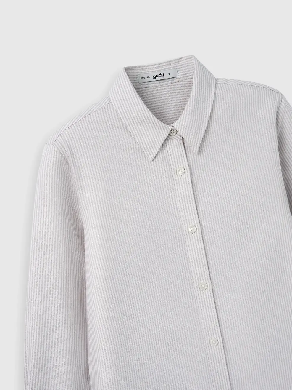 Áo Sơ-mi Classic fit oxford essential - Kẻ Tím 045 - S