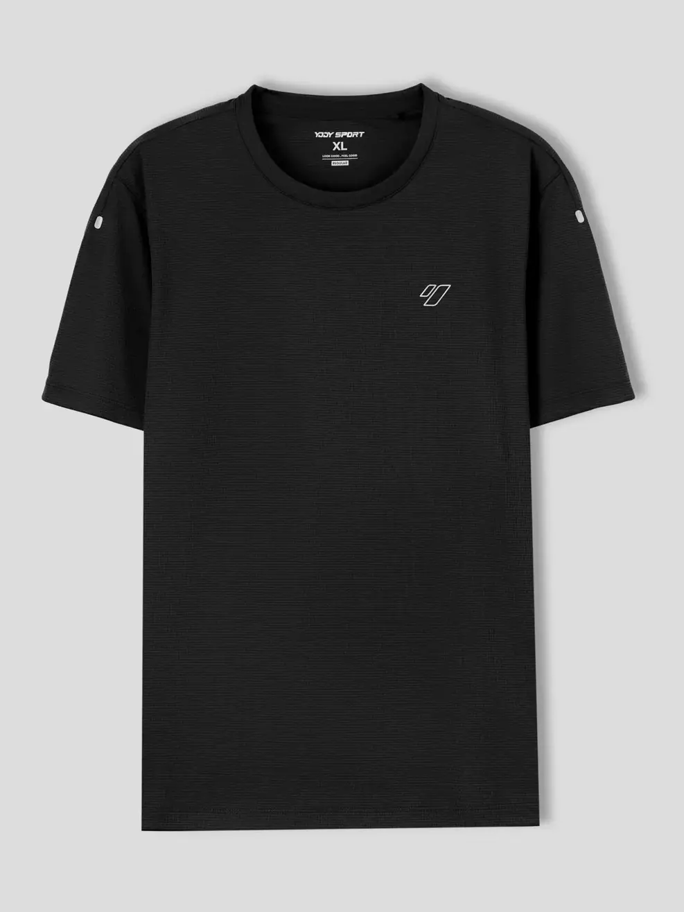 Áo Phông Nam Thể Thao Phản Quang - Đen 001 - L