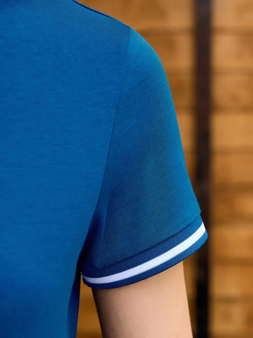 Áo Polo Nữ Softcool Pima Bo Kẻ - Xanh cổ vịt - S