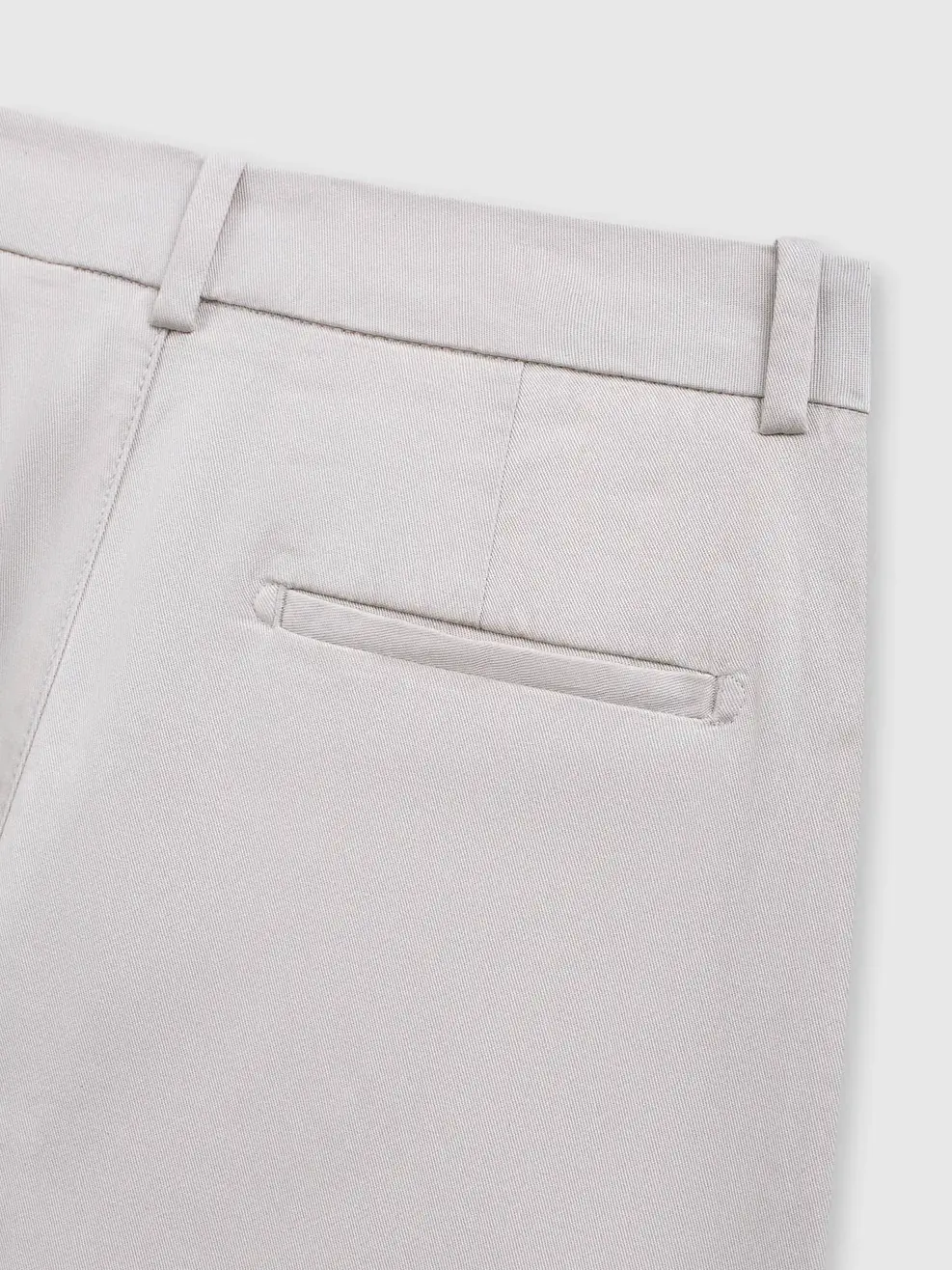 Quần Khaki Nữ Straight Soft Cạp Chéo - Xám 003 - 26
