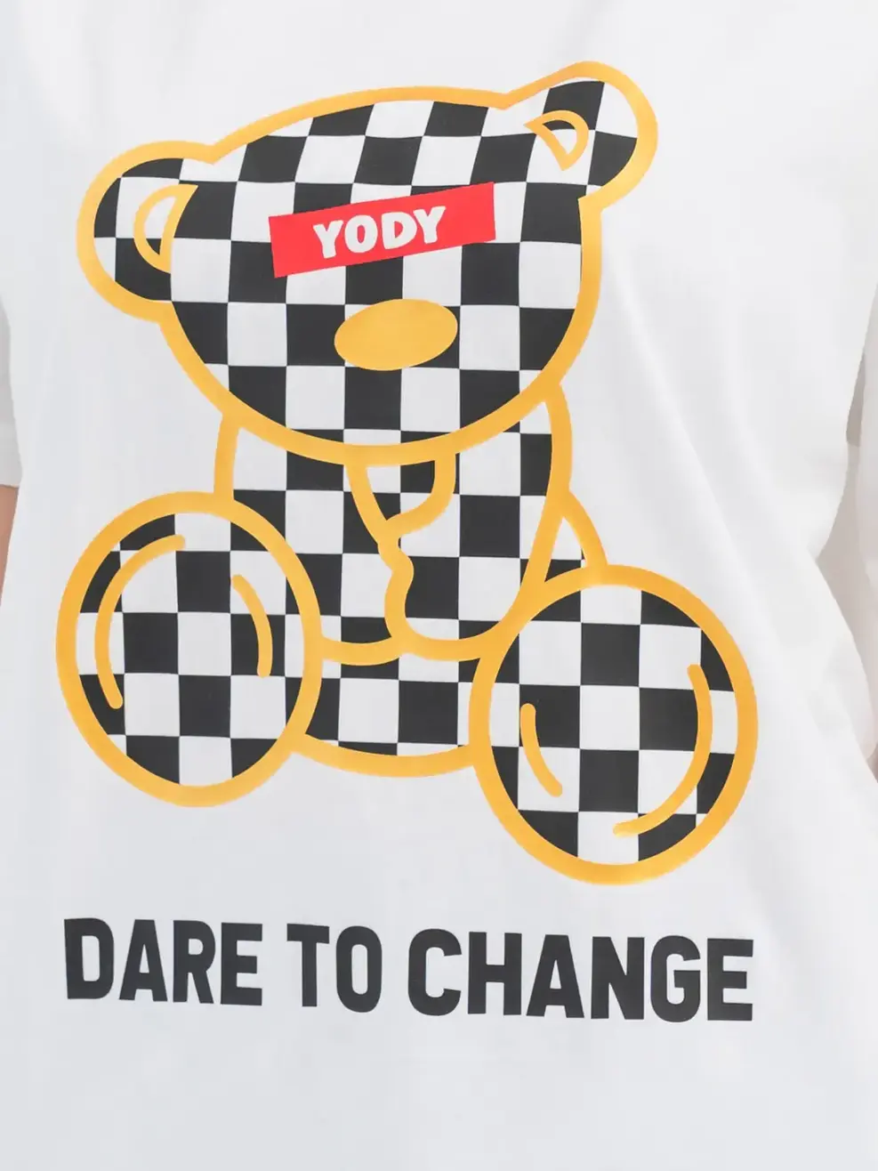 Đồ Bộ Nữ Dáng Rộng In Gấu Caro Cotton Usa - Trắng đen - S