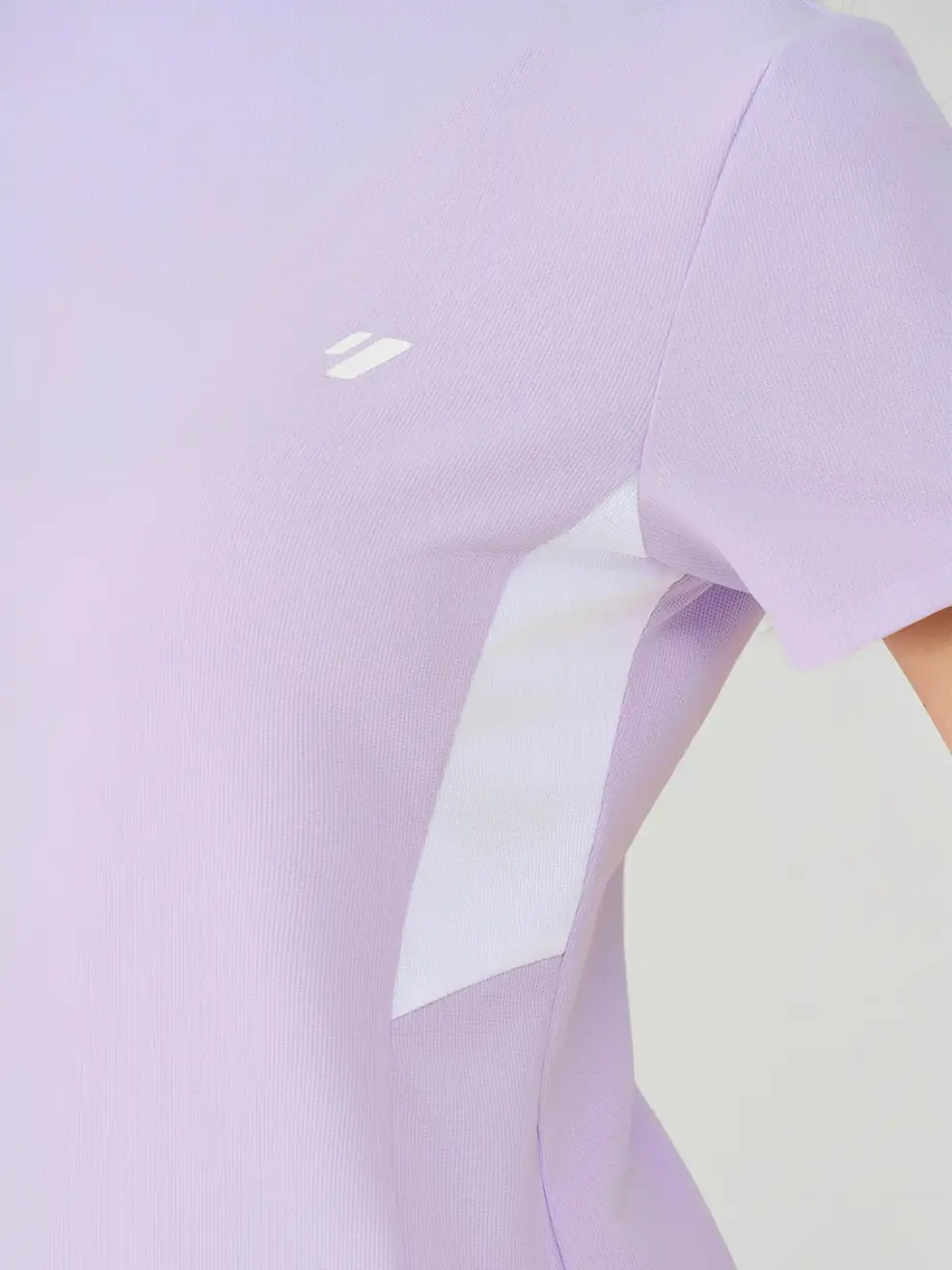 Áo Polo Sport Nữ Slim Phối Thân - Tím 014 - S