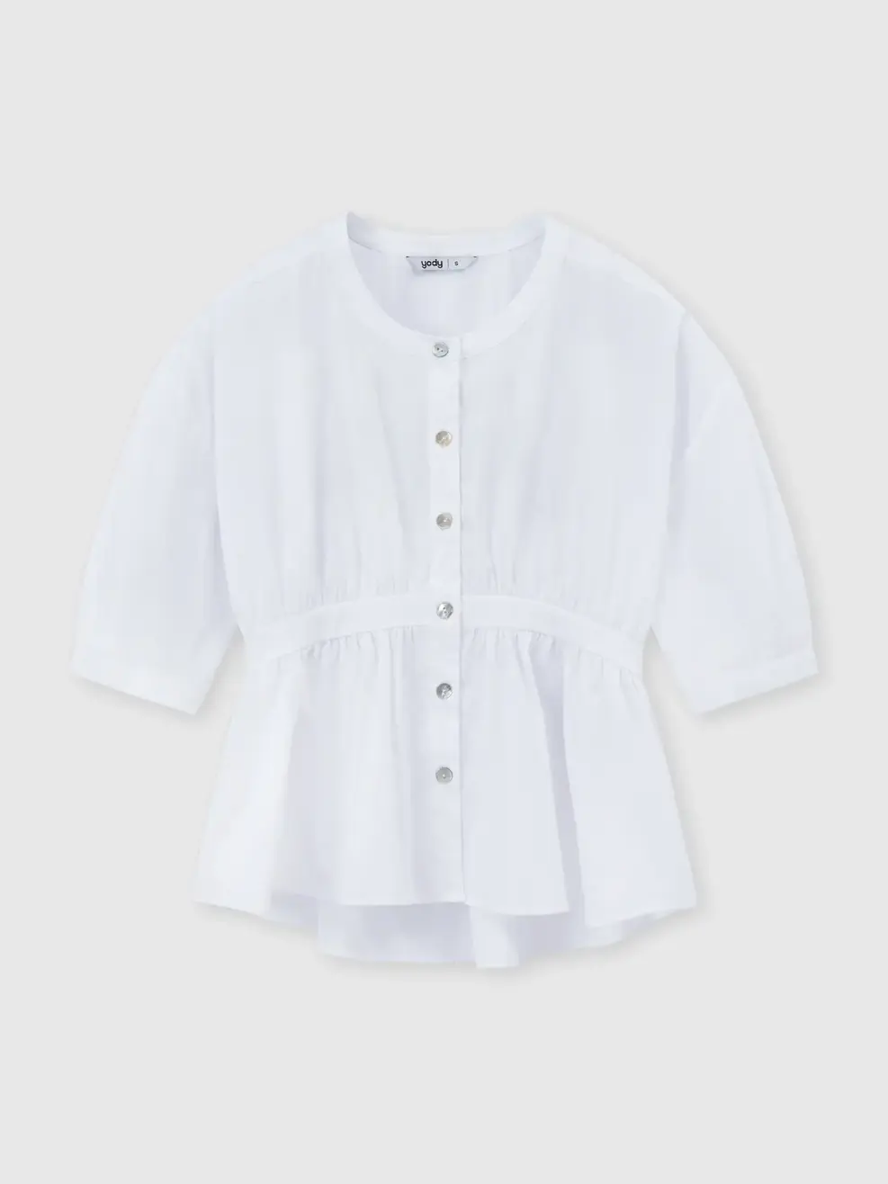 Áo Sơ-mi Ngắn Tay loosefit cocoon  collection - Trắng 001 - S