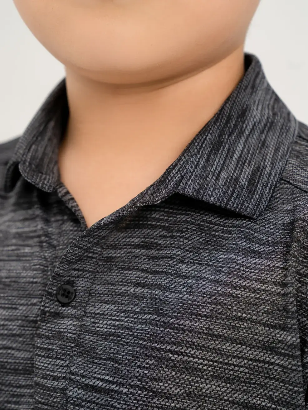 Polo thể thao kid in phản quang - Đen - 10