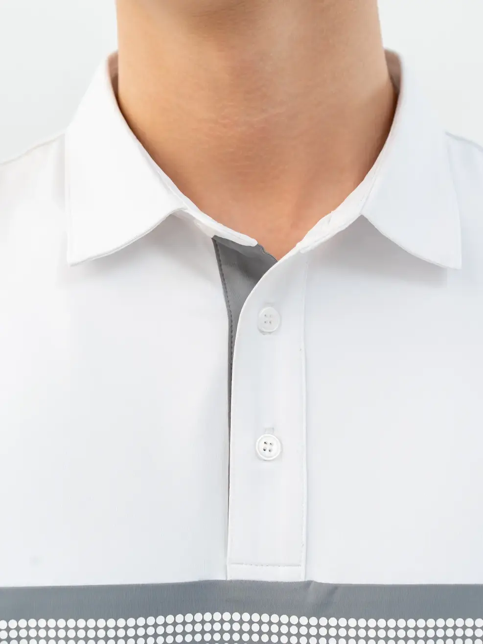 Polo Thể Thao Nam Phối Màu - Xám - M