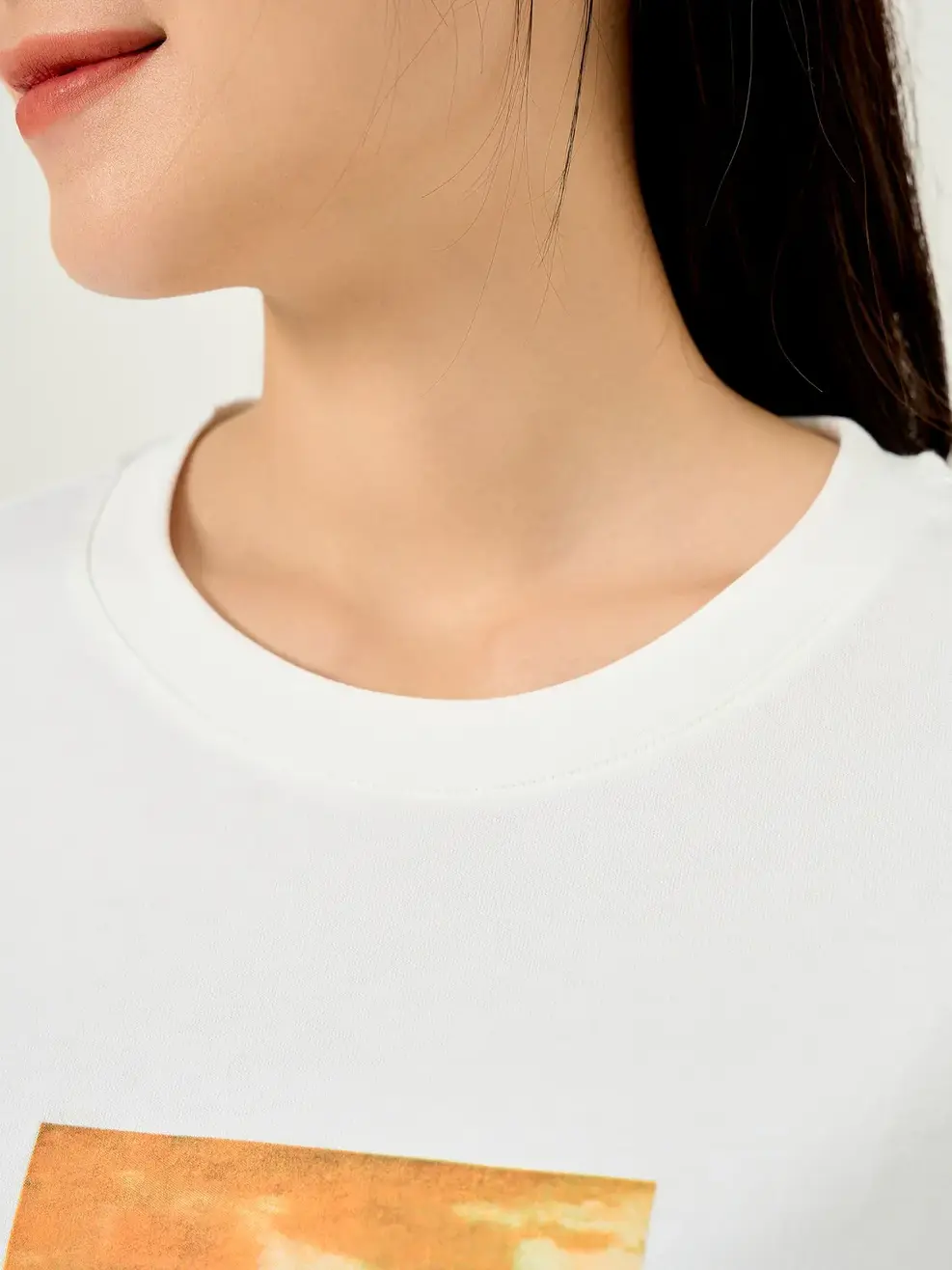 Áo thun nữ classic - Trắng - XL