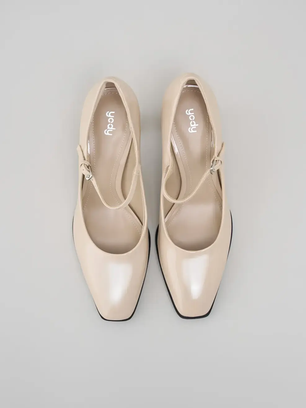 Giày Cao Gót Nữ Mũi Vuông Đế Bản To Cơ Bản - Be - 38