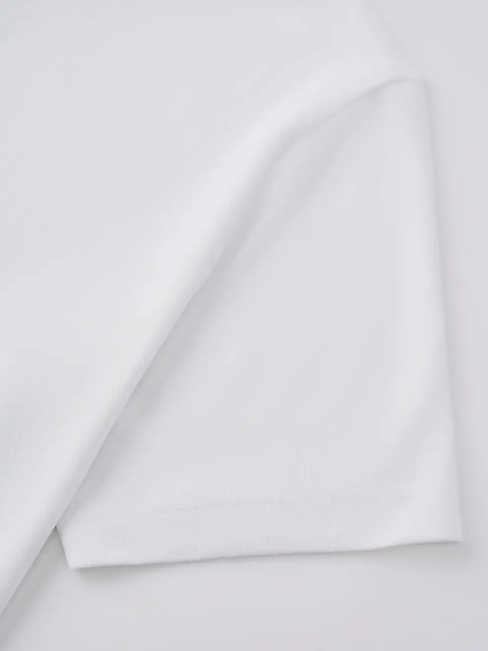 Áo Polo Teen Cổ Ép Có Xẻ Tà - Trắng 001 - 140
