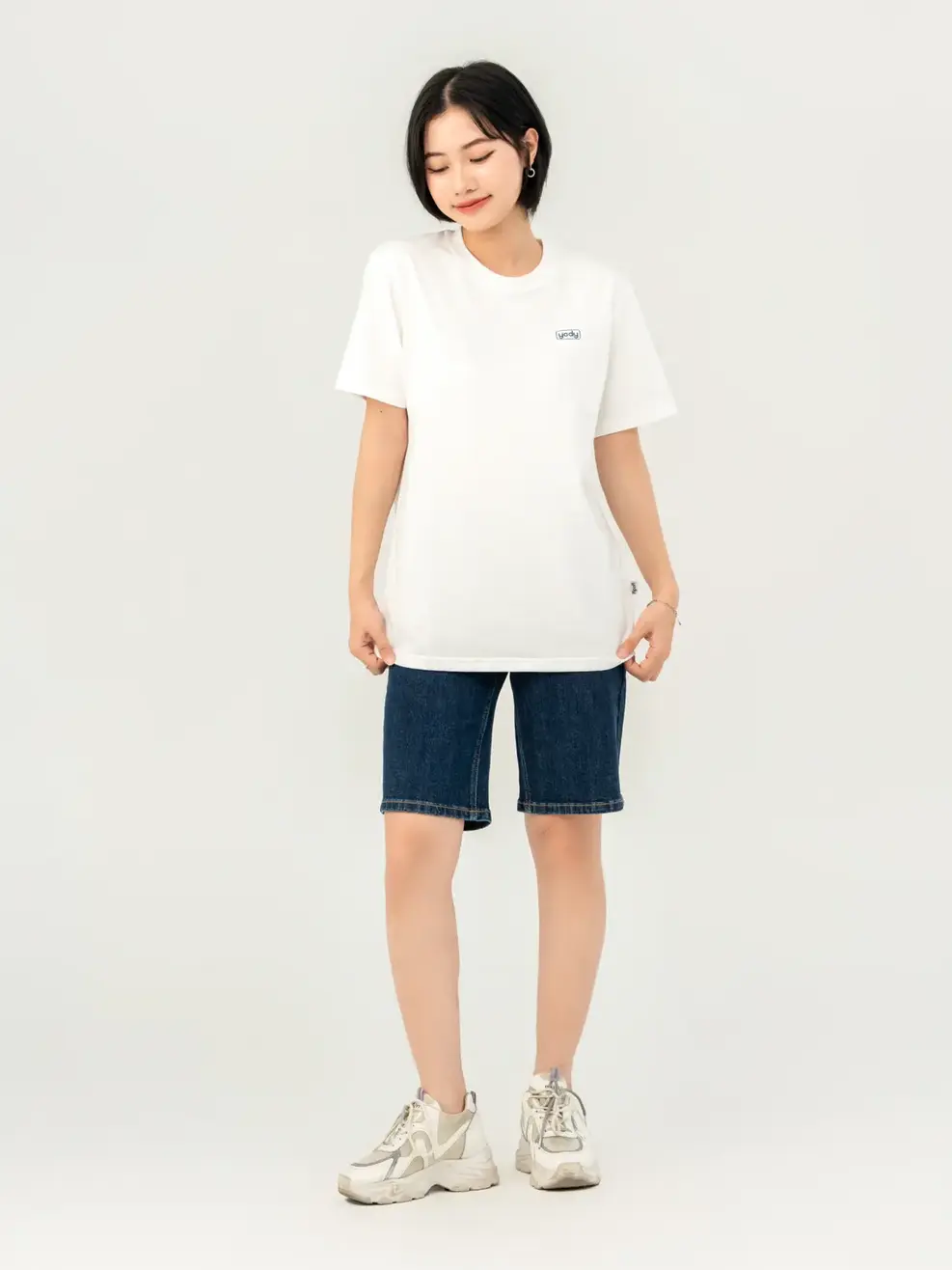 T-shirt Nữ Yody Recycle Việt Nam - Trắng 1 - S