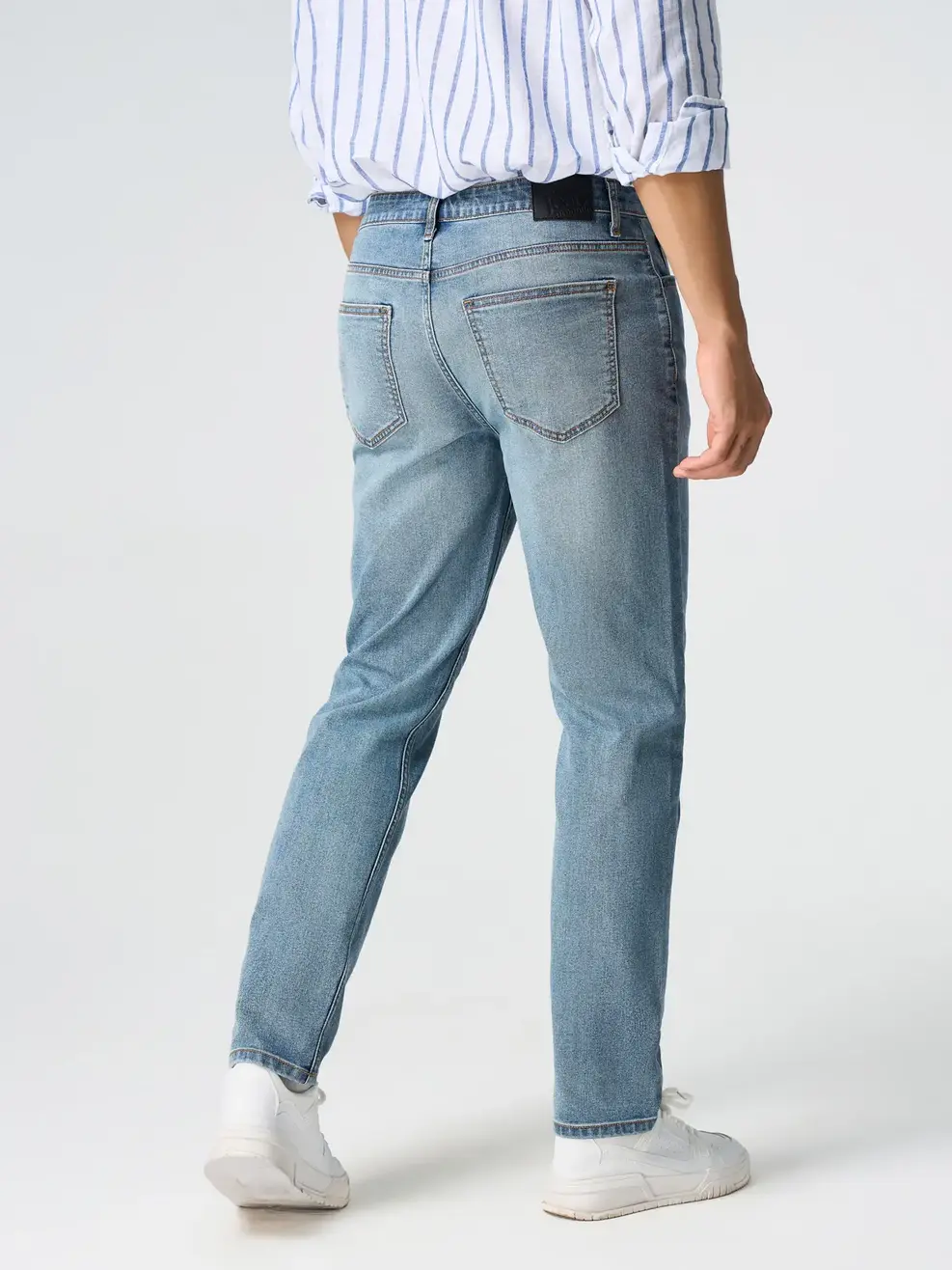 Quần Jeans Nam Siêu Nhẹ Co Dãn - Màu chàm 001 - 29
