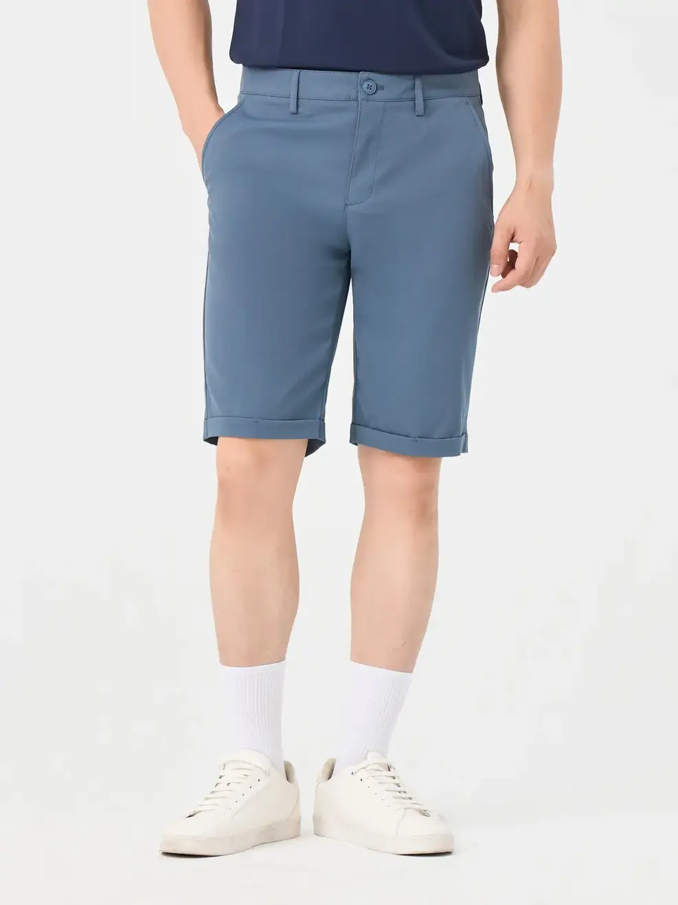 Quần Short Nam Túi Chéo - Xanh nhạt - 29