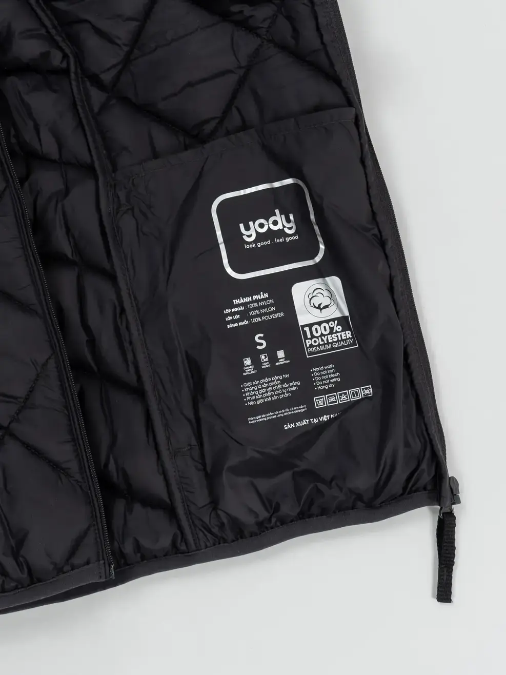 Áo Phao Áo Phao Nữ Trần Trám (PHN6040) - Đen 001 - S