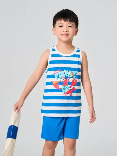 Bộ Đồ Trẻ Em Ba Lỗ Kẻ