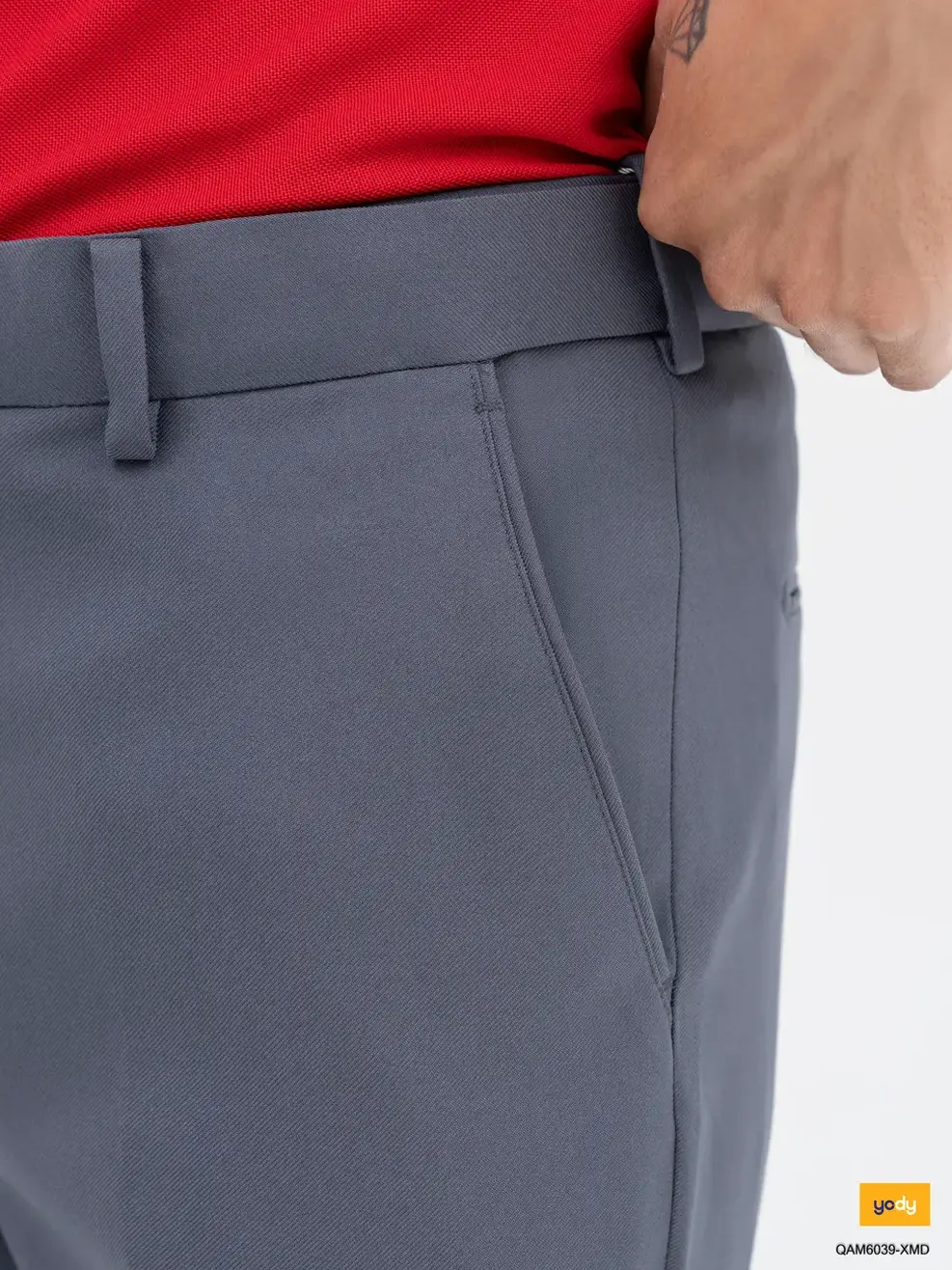 Quần Dài Âu Nam Slim Cạp Di Động (qam6039) - Chì 020 - 29