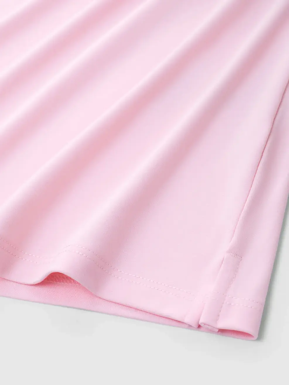 Áo Polo Nữ Cổ V Thêu Hình - Hồng 104 - XL