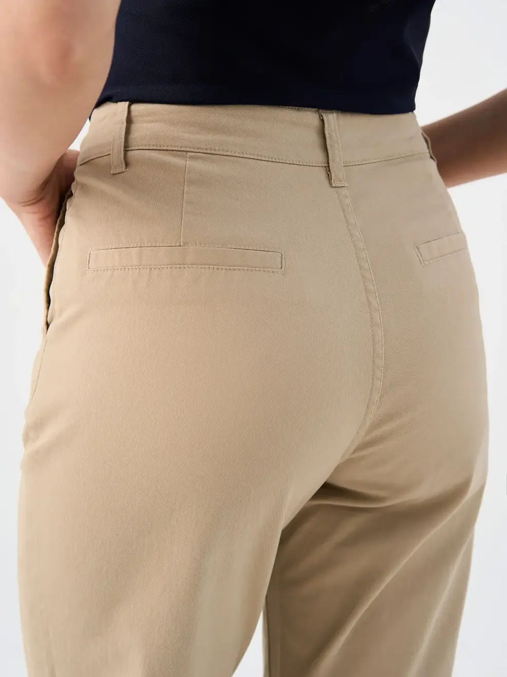 Khaki co giãn nữ - Be sáng - 25