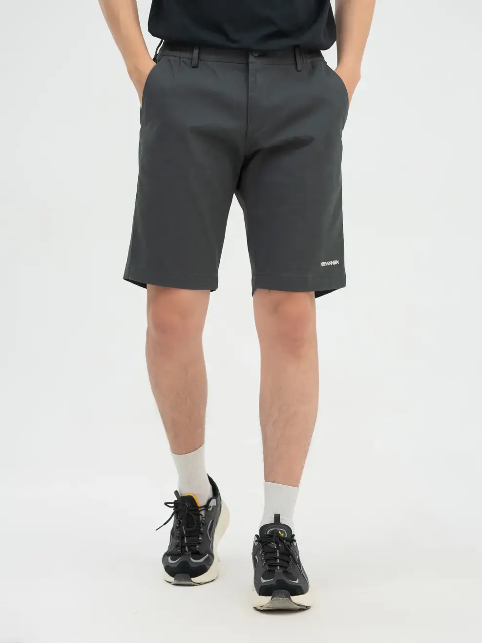 Quần Sooc Nam Chun Cúc - Ghi Đậm - 29