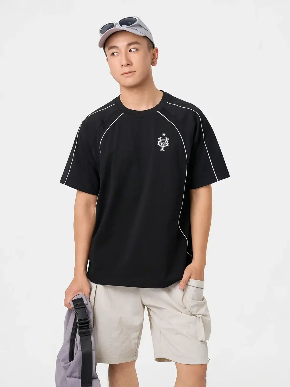 Áo Phông Yoguu Custom Logo - ĐEN 002 - 0