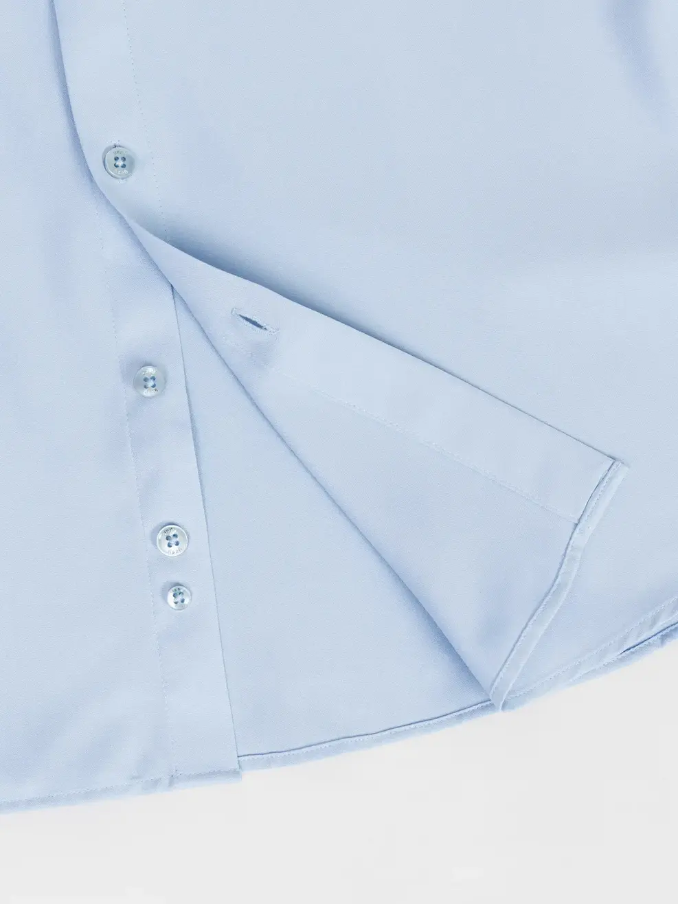 Sơ Mi Dài Tay Nam Cafe - Xanh nhạt - M