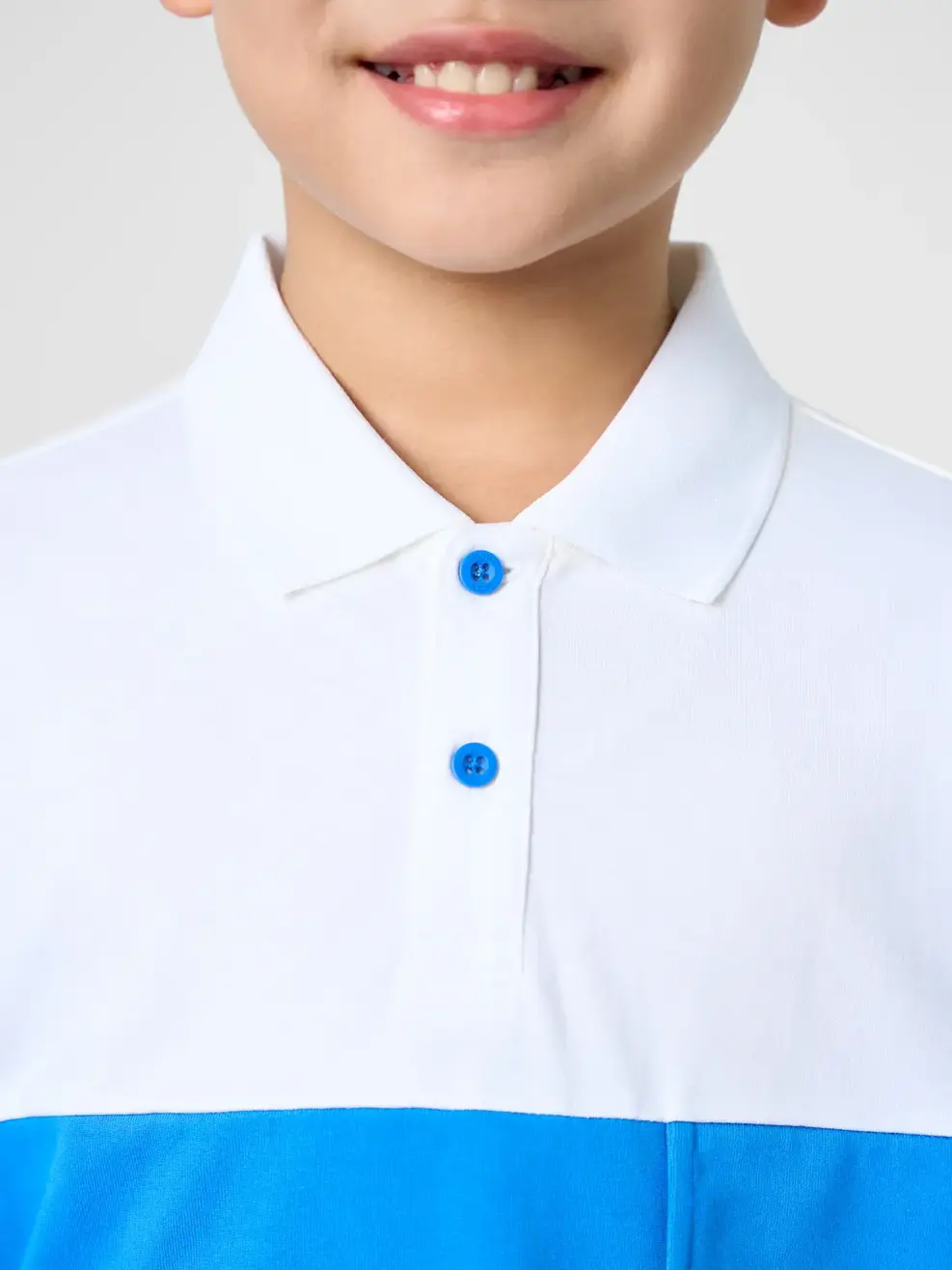 Áo Polo Kid Túi Ốp Can Phối - Trắng 001 - 8-9