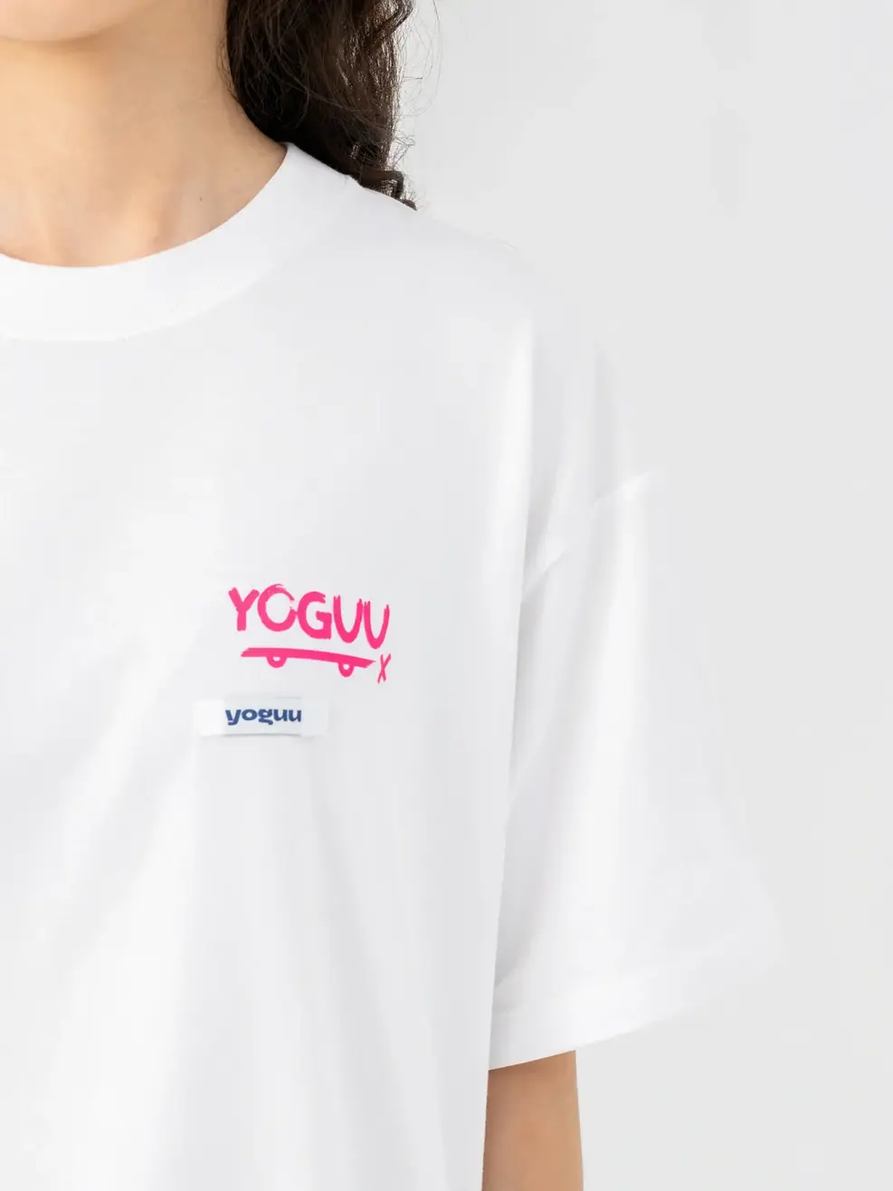 T-shirt Yoguu Skate Board - Trắng 1 - 1