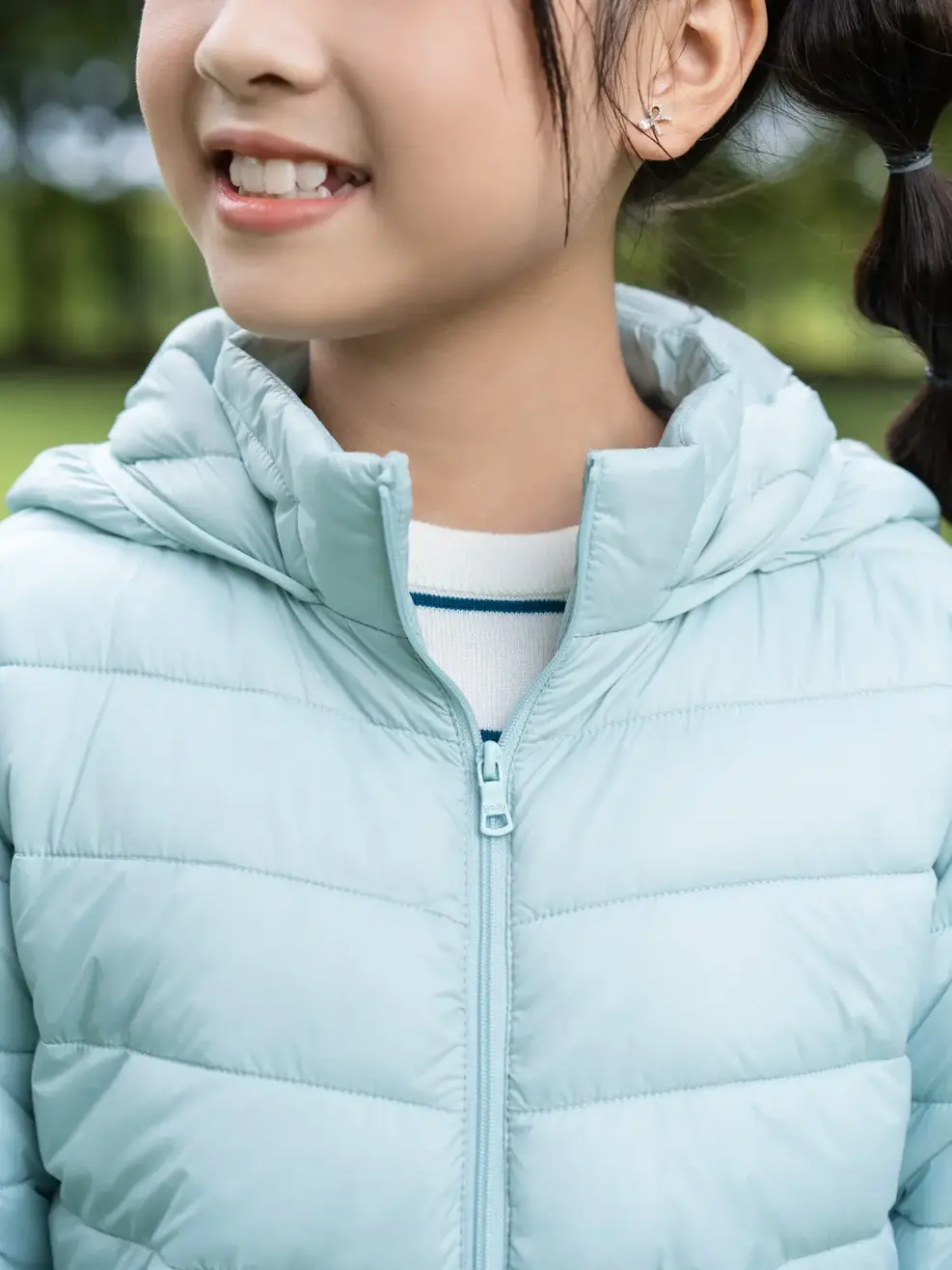 Áo phao trẻ em 3s plus - Xanh bạc hà - 2