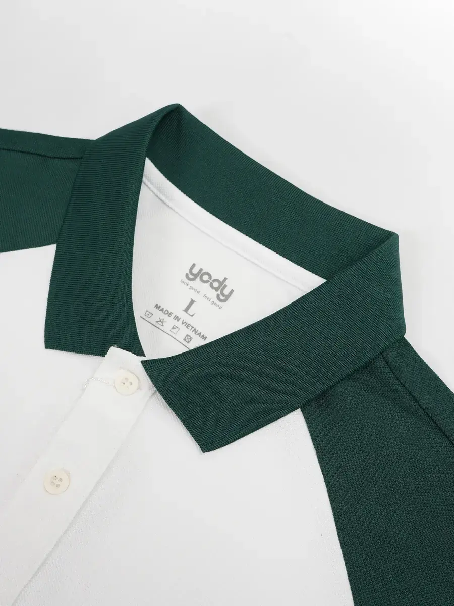 Polo nam café gia đình gấu - Xanh rêu - 4XL