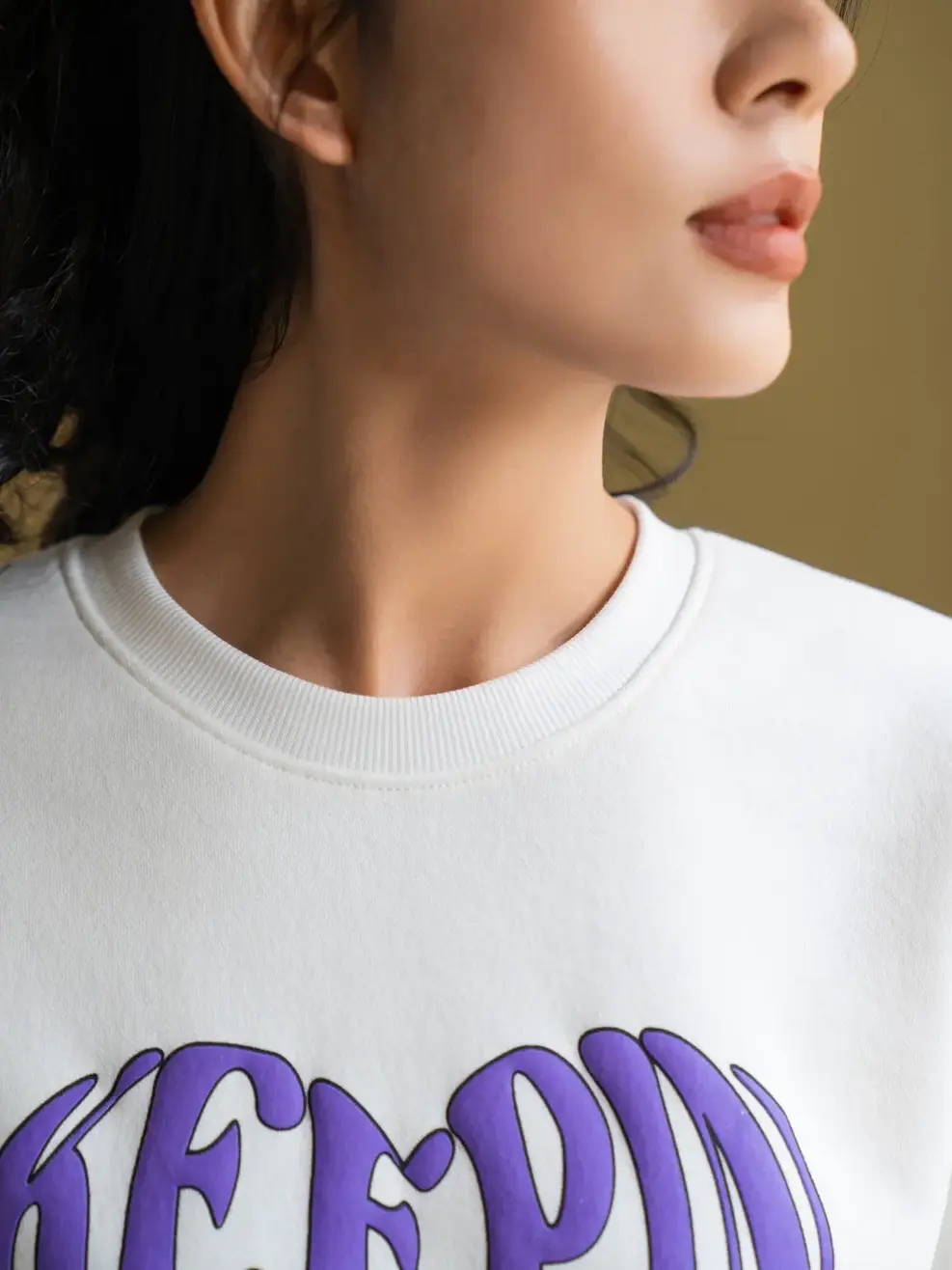 Áo thu đồng nữ KEEP IN TOUCH - Trắng - S