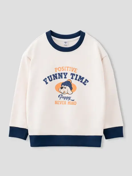 Áo Nỉ Trẻ Em Cổ Tròn Funny Time