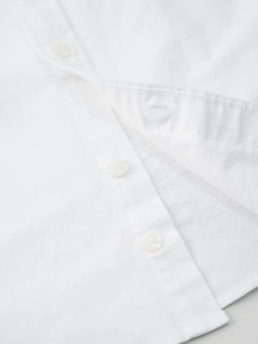 Sơ Mi Kid Cotton Cơ Bản - Trắng - 6-7