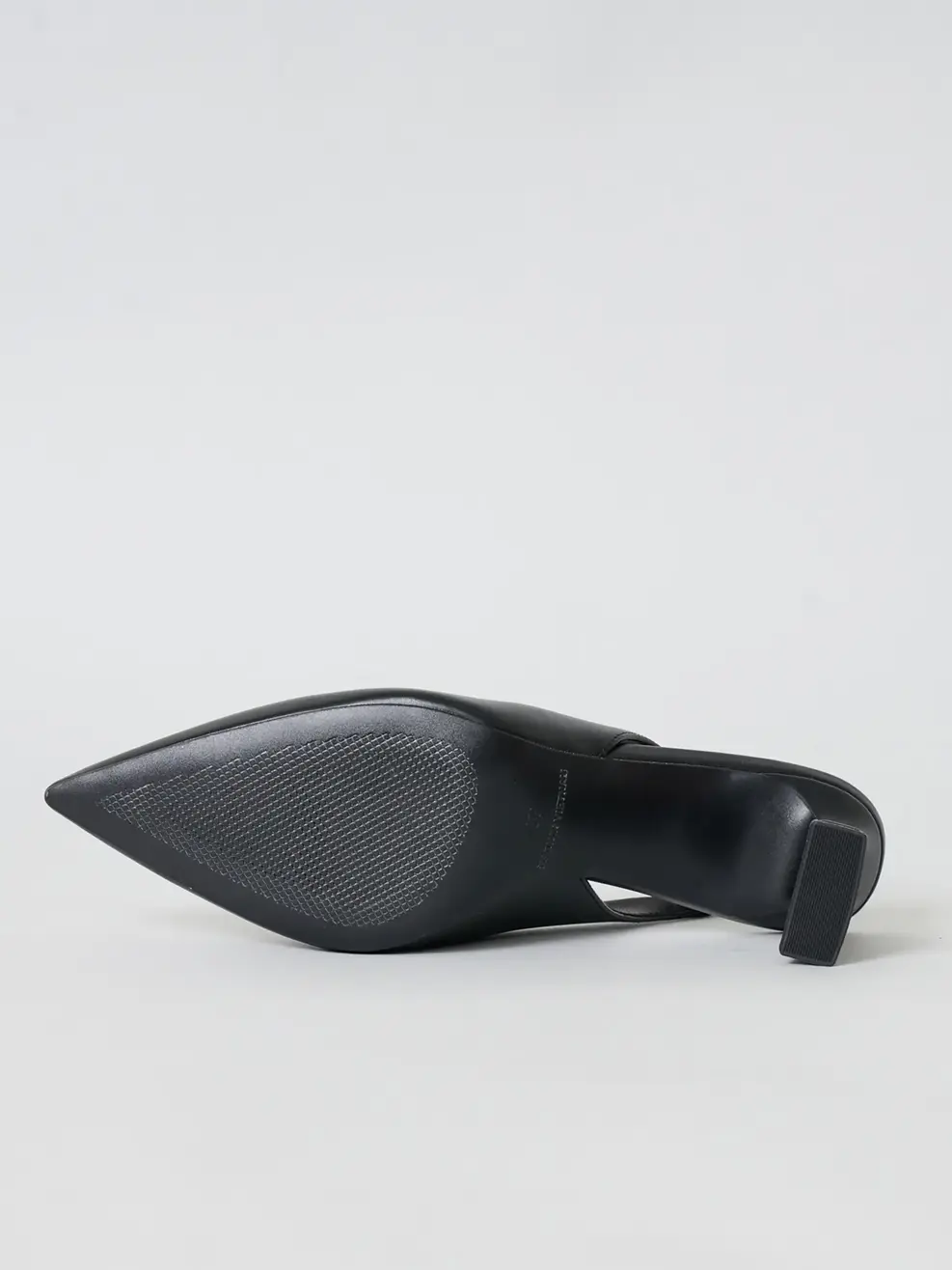 Giày Cao Gót Mũi Nhọn Hở Hậu Cơ Bản - Đen - 35