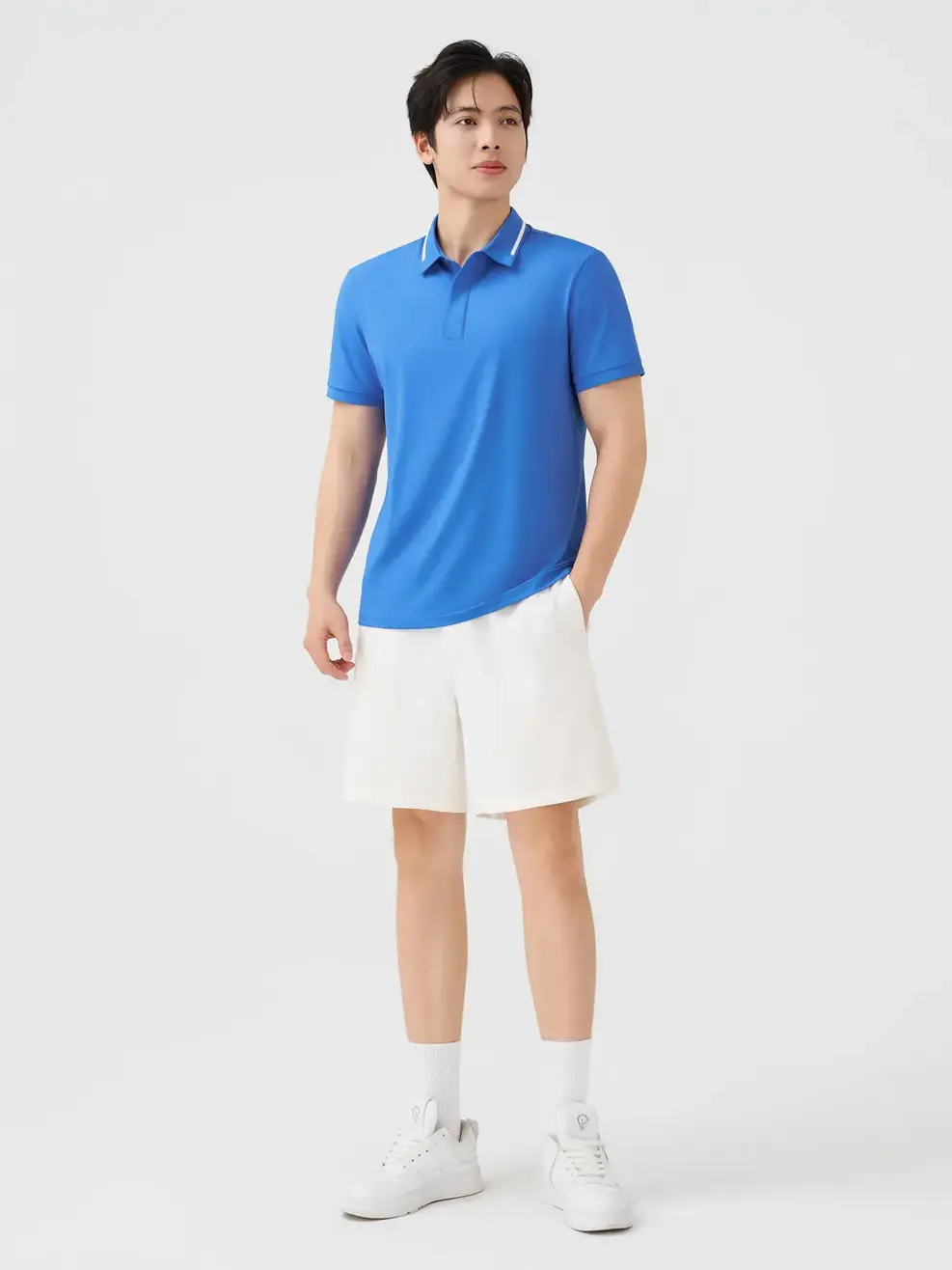 Áo Polo Thể Thao Chạm Mát - Xanh Da Trời 208 - M