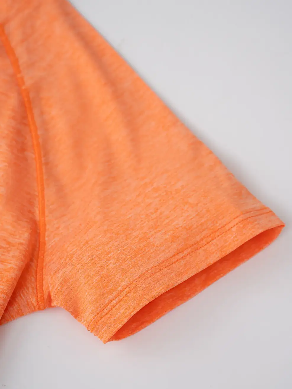 Áo Phông Thể Thao Siêu Nhẹ Dệt Melange - Phối Màu Cam 030 - S