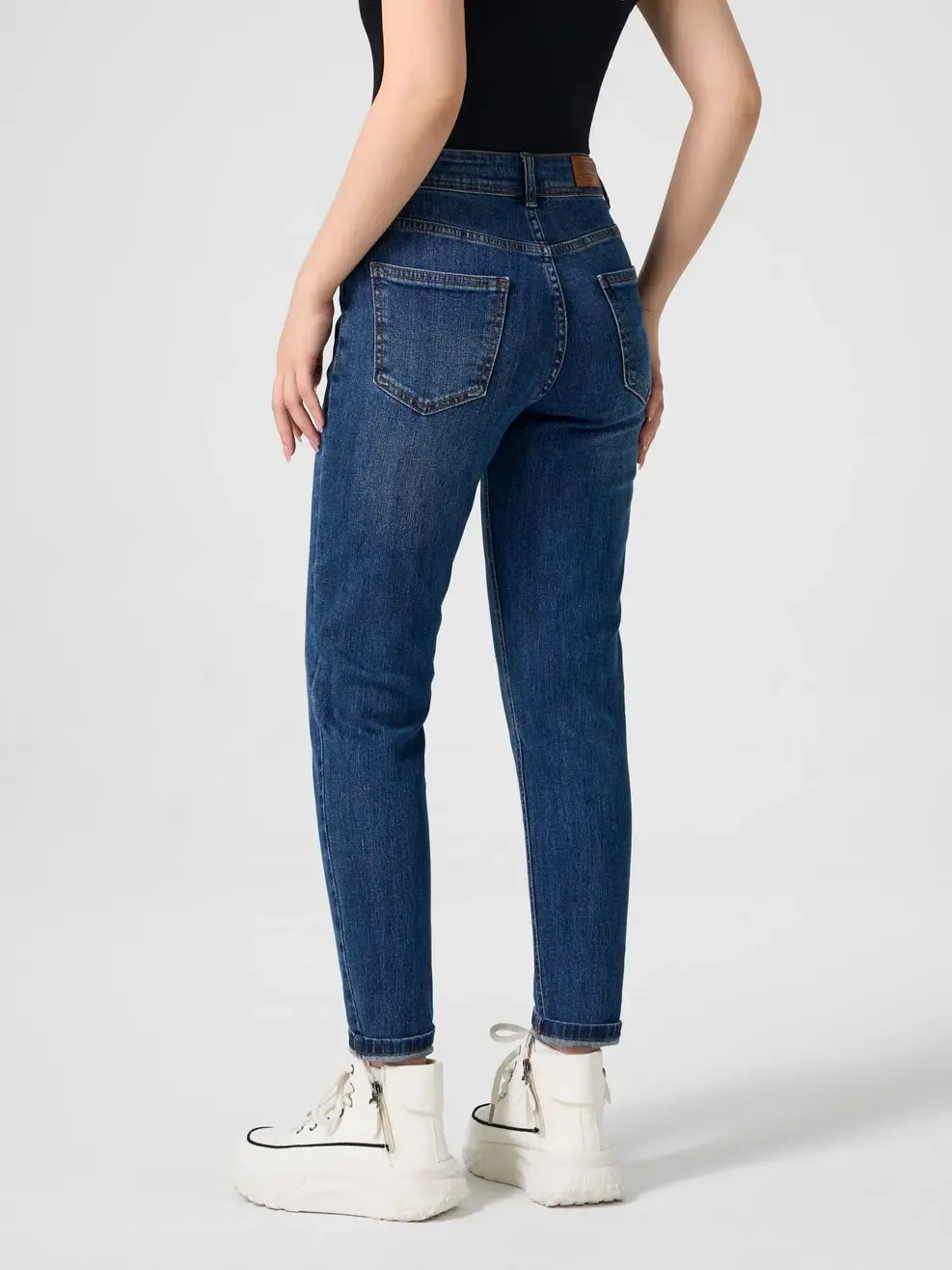Quần Jeans Skinny Diễu Túi - Màu chàm 001 - 27