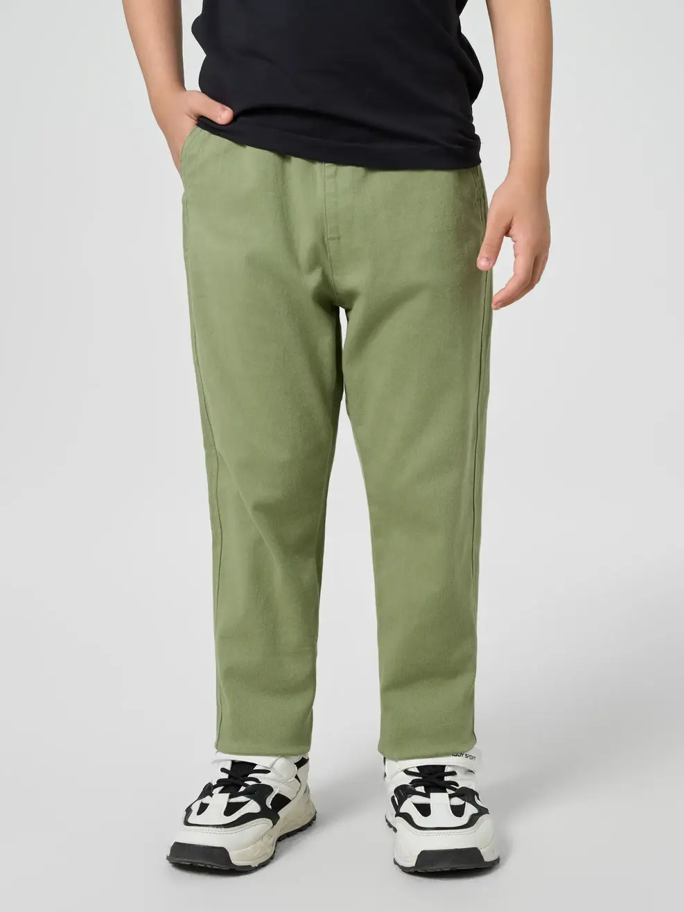 Quần Kaki Kid Baggy - Xanh - 4-5