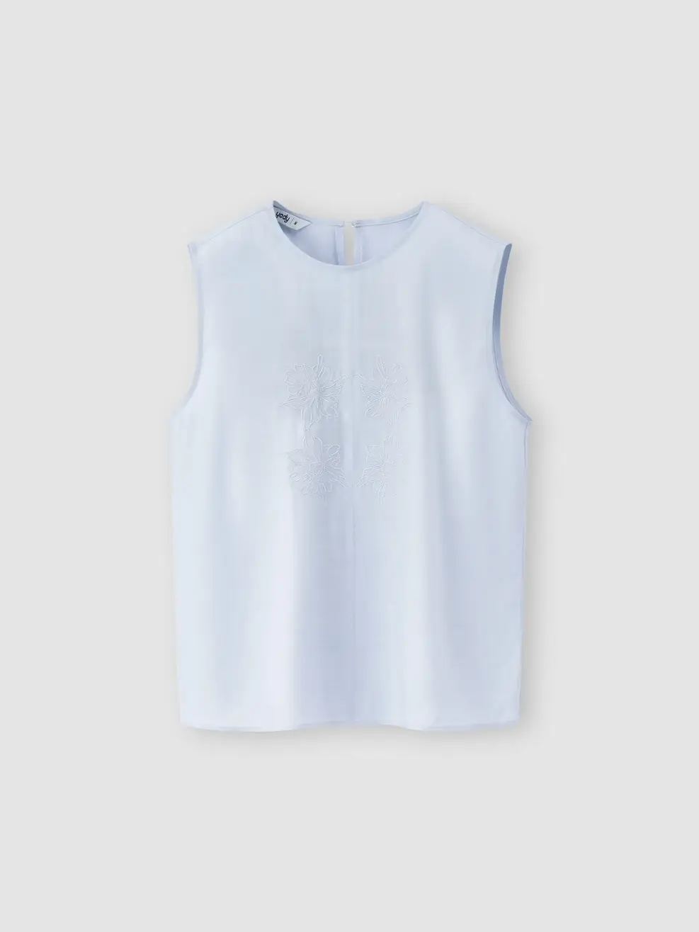 Áo Không Tay Thêu Hoa Collection -  Xanh Da Trời 225 - S