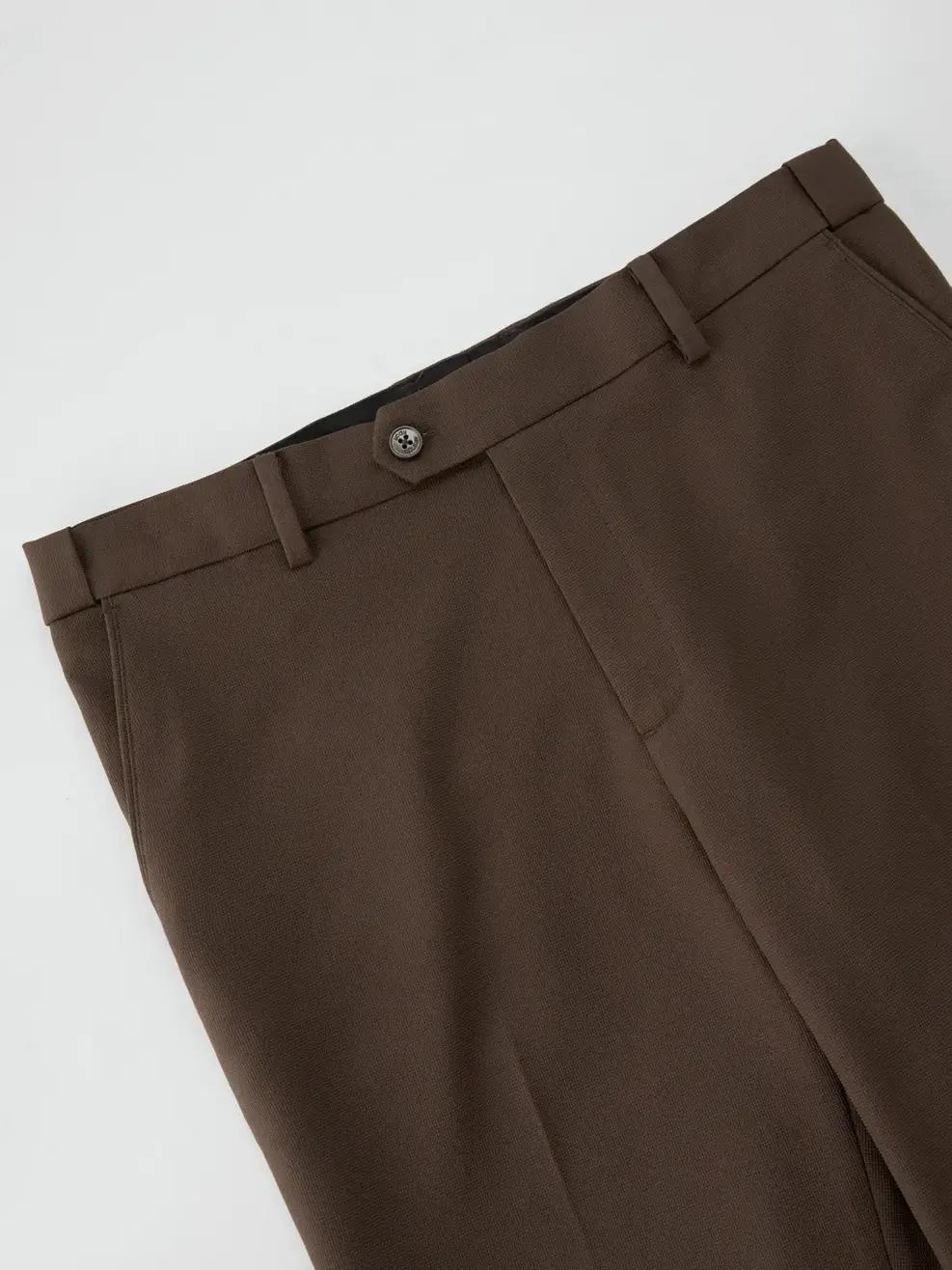 Quần Âu Nam Classic Cạp Di Động - Nâu đậm - 29