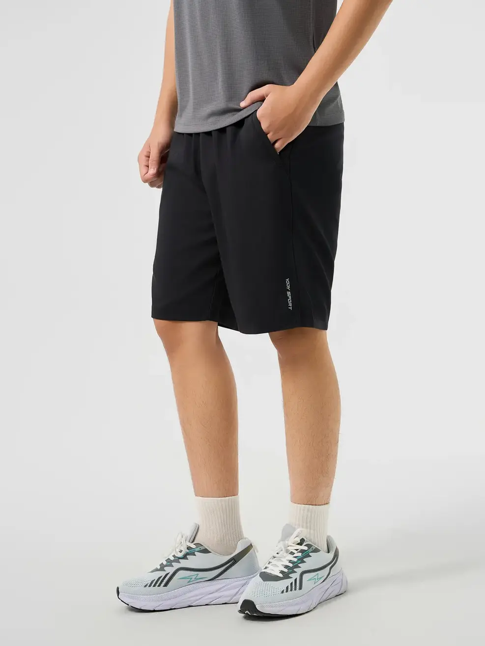 Quần Shorts Nam Thể Thao Quốc Dân 01 (sqm6021) - ĐEN 002 - 29