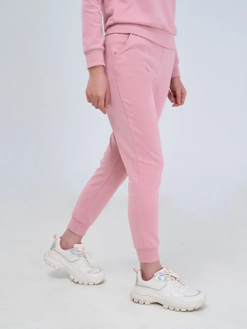 Bộ da cá phối bo - Hồng - L