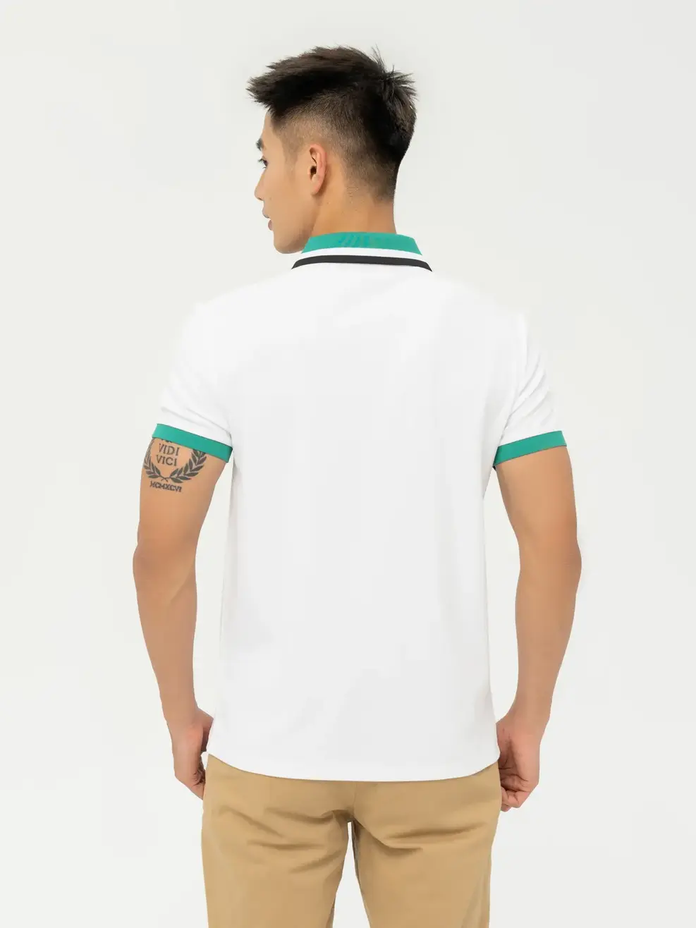 Polo Nam Cafe Bo 3 Màu - Trắng - M