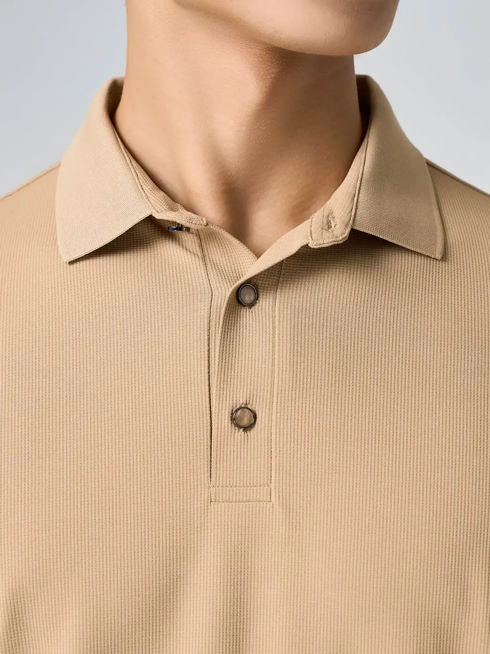 Áo Polo Nam Waffle Siêu Co Giãn - Màu nâu 019 - M