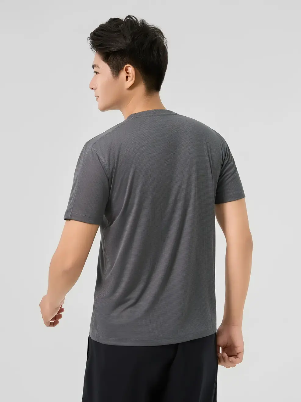 Áo Phông Nam Thể Thao Phản Quang - Than chì 006 - 3XL