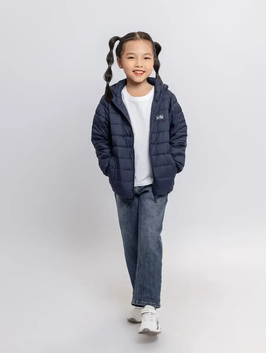 Áo phao kid siêu nhẹ - Tím than - 2