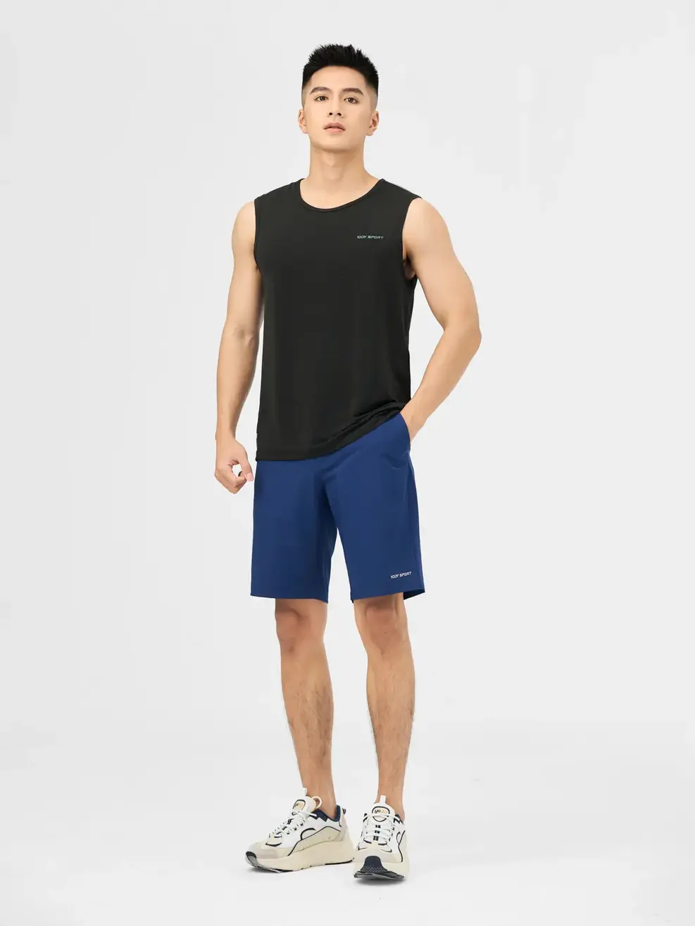 T-shirt Thể Thao Nam Tanktop - Đen - L