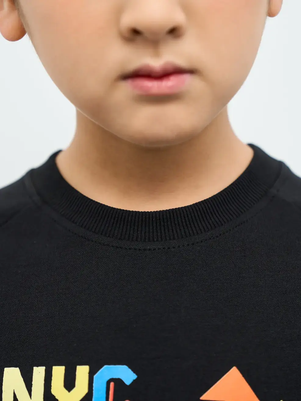 Bộ đồ kid lớn in Yody cool - Đen - 10